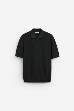 PURL KNIT POLO SHIRT - Zara фото 36
