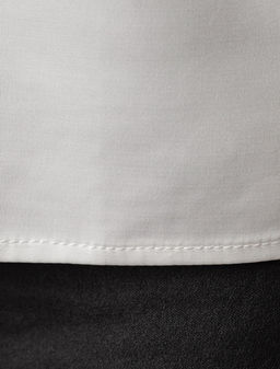 Блузка Vilatte D29.276 сатин белый  фото 6