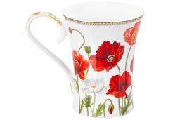 Кружка 400 мл 13*9*12 см Маки фарфор NEW BONE CHINA - Elan gallery фото 14