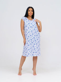 Ночная сорочка женская, цвет синий