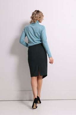 Юбка на запах на пуговицах - Looklikecat фото 2