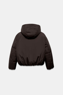 WATER-REPELLENT WINDPROOF PUFFER ANORAK WITH HOODIE - Zara фото 10