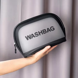 Kristaller Косметичка Washbag crescent, чёрный фото 3