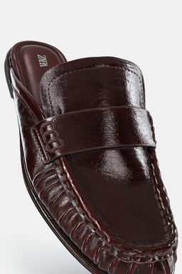 LEATHER MULE LOAFERS - Zara фото 6