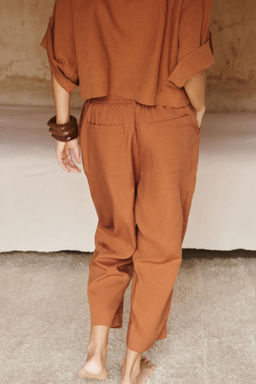 DARTED TROUSERS WITH ELASTIC WAIST - Zara фото 16