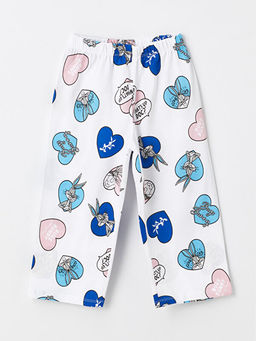 Beli Lastikli Bugs Bunny Bask?l? K?z ?ocuk Pijama Alt - Waikiki фото 2