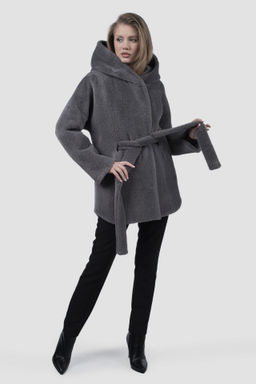 02-3294 Пальто женское утепленное (пояс)