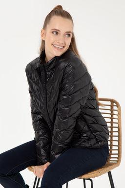 Женское черное пальто Неожиданная скидка в корзине - U.s. polo assn фото 3