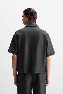 WAXED-EFFECT SHIRT - Zara фото 3