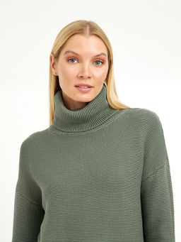 водолазка женская из хлопка со спущенной линией плеча - Glenfield фото 6