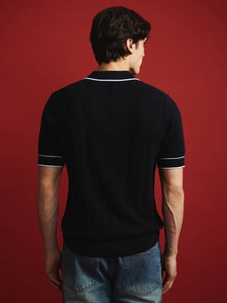 Джемпер поло фактурное с вышивкой / Zarina фото 10