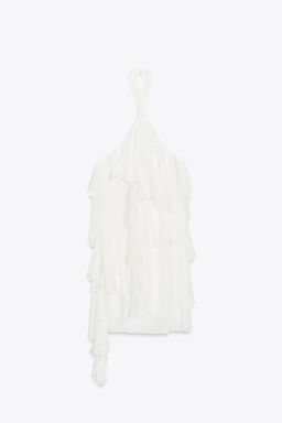 RUFFLED MINI DRESS - Zara фото 5