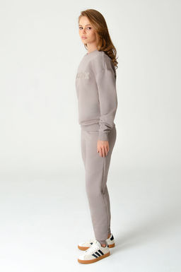 Арт. 2520/1 Костюм с брюками женский 44-52 (5 шт) Цвет:верх- бежевый, низ- бежевый