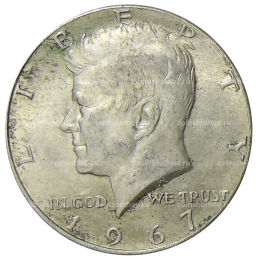 1/2 доллара (50 центов) 1967 года США