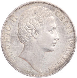 1 союзный талер 1866 года Бавария