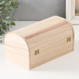 Шкатулка под роспись дерево «Сундучок», замок крючок, 19.5×12×10.5 см