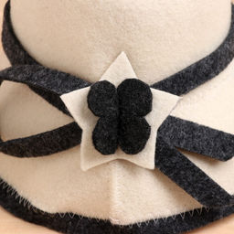 Шапка для бани и сауны женская, с аппликацией, полиэфир 70%, шерсть 30%, «Добропаровъ»