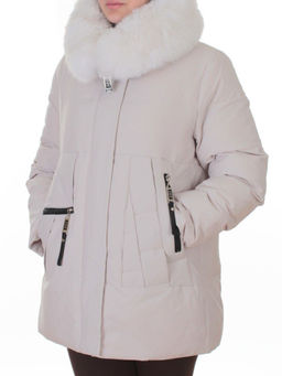M-M02 MILK Куртка зимняя женская (200 гр. холлофайбер)