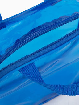 Косметичка-сумка на молнии для бассейна, с ручками, /голубая