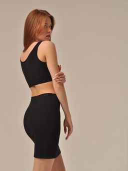 Топ в рубчик на широких бретелях - My фото 27