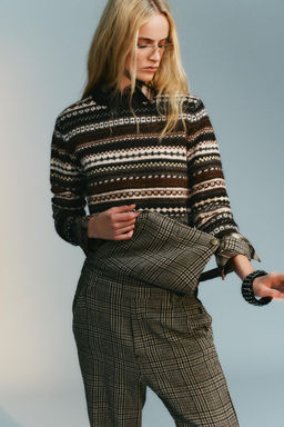 JACQUARD KNIT JUMPER - Zara фото 2