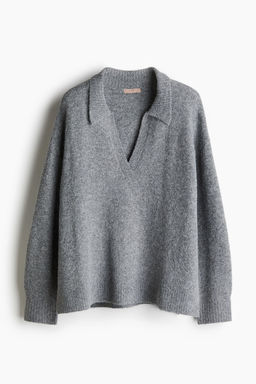 Jersey de punto fino con cuello - H&m фото 6