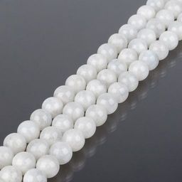 Бусины для украшений из Лунного камня (46 бусин) 39 см
