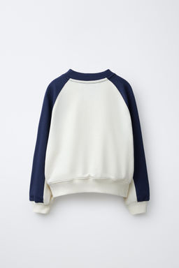 SUDADERA JOGGING CONTRASTE / Crudo - Zara фото 3