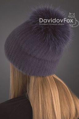 Шапка Буратино норка орнамент байкал