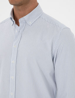 _ndigo Slim Fit _izgili Slim Fit G_mlek