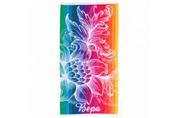 Полотенце махровое птк. жак. 7250-4, Вера (радуга)