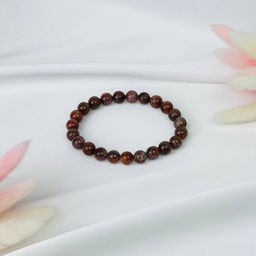 Браслет из Гелиолита (Солнечный камень) 17,5 см - Радуга самоцветов фото 3