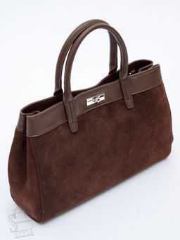 Сумка женская кожаная 999010NN coffee Natale Navetta в Новосибирске