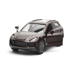 Черная инерционная машинка Кроссовер die-cast,1:32, открывающиеся двери