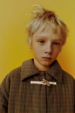 CHECK JACKET WITH FIREMAN CLASP - Zara фото 9