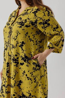 Платье 6145/08/Горчичный, черный