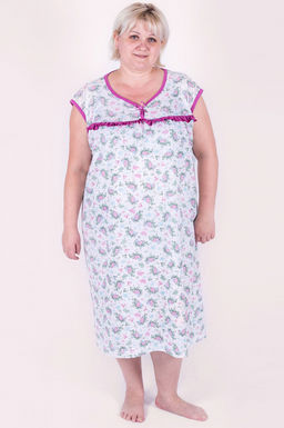 Арт. 6213 Ночная сорочка без рукав Цвет:ассорти