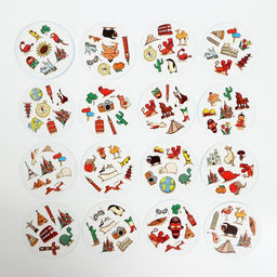 Настольная игра Дуббль Вокруг света, 20 карт - Лас играс фото 3