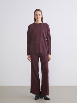 Beli Lastikli Geni? Pa?a Kad?n Triko Pantolon