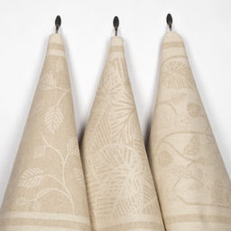 20с189-ШР/ф кор. Комплект полотенец 3-х шт 47*70 "Резные листья-3" рис 285