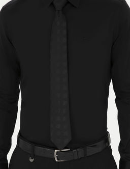 Siyah Slim Fit Uzun Kollu Basic G_mlek - Pierre cardin фото 6