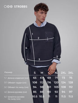 E2399-2 свитшот мужской