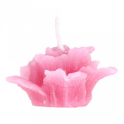Свеча "Роза" д5см, h3,5см, розовый, время горения 2 часа (Россия)