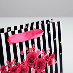 Пакет подарочный ламинированный Gifts, 22 17,5 8 см - Дарите счастье фото 3