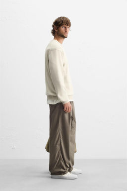 TEXTURED TROUSERS WITH PLEATS - Zara фото 4