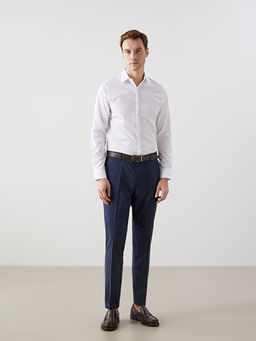 Slim Fit Uzun Kollu Gabardin Erkek G?mlek