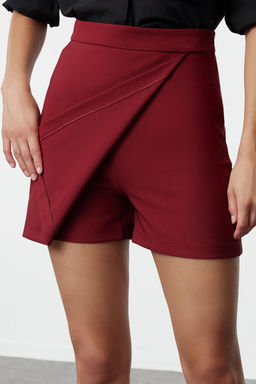 TRENDYOLMILLA Pudra Kruvaze Dokuma Sort Etek TWOAW20SR0072 фото 11