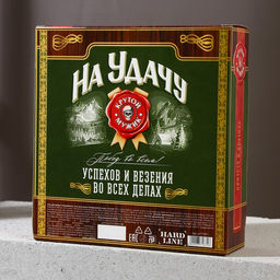 Подарочный набор Настоящему мужику, гель для душа виски 250 мл и ежедневник, Чистое счастье