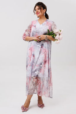 Платье ANELLI 1605 розовый сапфир