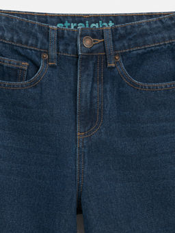 ACOOLA / Брюки джинсовые детские для мальчиков Zaizen темно-синий  фото 5